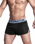 Jersey Running Shorts With Inner Pocket - Black [4328]