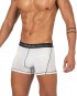 Private Structure - Tencel - Mid Waist Boxer Brief - Black Mix Cotton White - [4381]