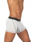 Private Structure - Tencel - Mid Waist Boxer Brief - Black Mix Cotton White - [4381]