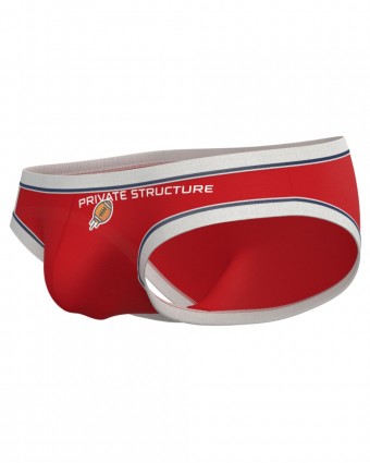 Athlete Low Waist Brief - Score Red [4644]