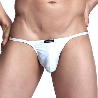 Desire Glaze Cutaway Tanga - White [4278]