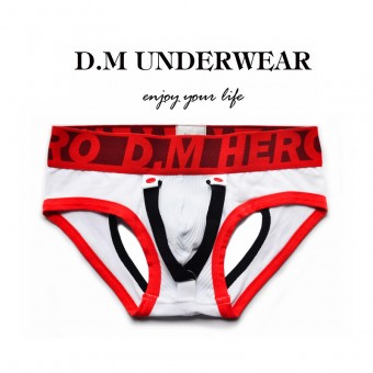 D.M Men Underwear Mini Brief White [4153]