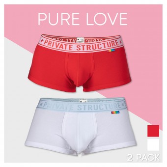 PRD Mid Waist Trunk Pure Love - 2 Pack - [4386]