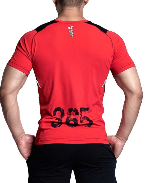 Momentum Construction Gymwear Training Tee - Red [3026]