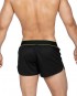 Running Shorts With Inner Pocket - Black Green [4355]