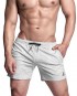 Activewear 2 Pocket Sweat Shorts {Lite Weight Fleece) - Melange [4330]