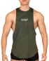 Jersey Gym Tank - Army Green [4608]