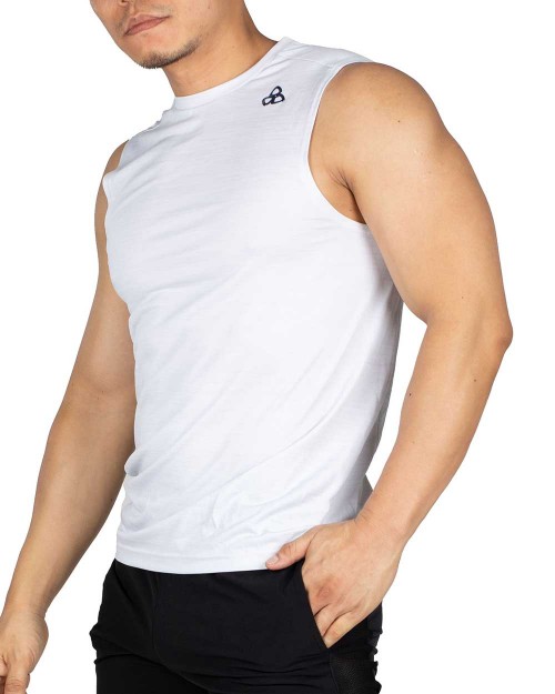 Casual Fit Training Muscle Tank - Frost White [4121]