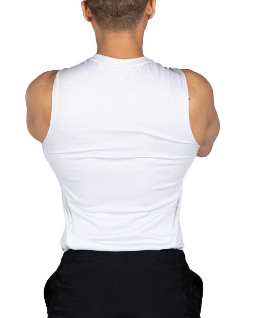 Casual Fit Training Muscle Tank - Frost White [4121]
