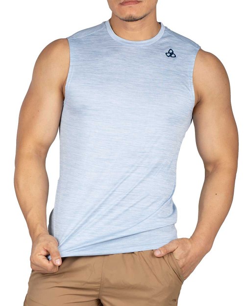 Casual Fit Training Muscle Tank - Steel Blue [4121]