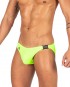 Swimwear Basic Buckle up Bikini-Neon Green [4450]