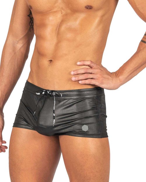 Swimwear Islander Whale Skin Swim Shorts-Black [4454]