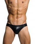 Desire Glaze Bikini-Leather Black [3553]