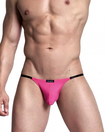 Desire Glaze Cutaway Tanga - Magenta [4278]