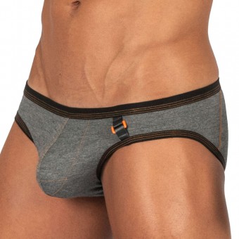 Limited Collection Barn Boy Low Rise Mini Brief - Stone Washed Grey [4358]