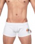 Load My Mouth High Split Boxer (with Jockstrap) - White [4413]