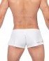 Load My Mouth High Split Boxer (with Jockstrap) - White [4413]