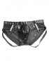 Alpha Low Waist Garter Mini - Shades of Black [4419]