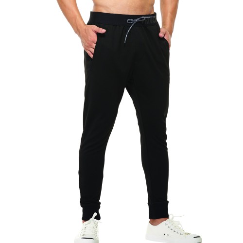 Momentum Construction Gymwear Slim Joggers-Black [3255]