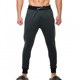 Momentum Construction Gymwear Slim Joggers-Dark Melange [3255]