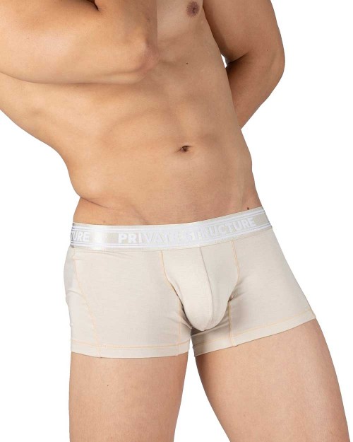 Viscose From Bamboo Mid Waist Trunk - Bleached Sand - [4379]