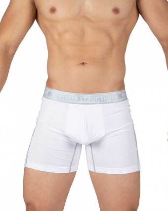 Viscose From Bamboo Mid Waist Boxer Brief - Bright White - [4380]