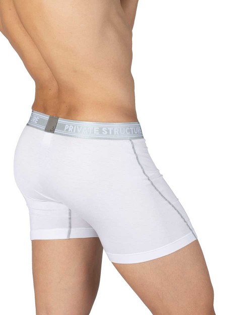 Viscose From Bamboo Mid Waist Boxer Brief - Bright White - [4380]