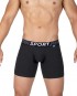 PS Sport Anti-Bac Textile Mid Waist Boxer Brief - Black Blue [4340a1]