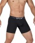 PS Sport Anti-Bac Textile Mid Waist Boxer Brief - Black Orange [4340a1]