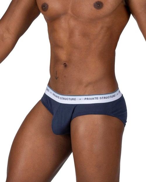 5lements Mini Brief 3pcs Pack - Water - Mist White / Stream Blue / Deep Navy [4395]