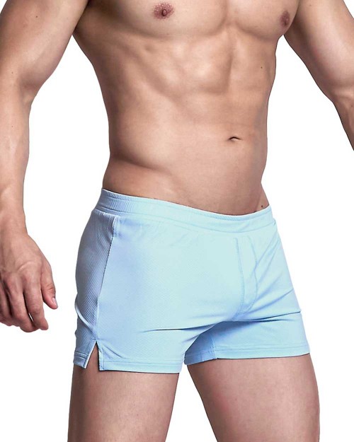 Evo.Boxer Lounge Shorts With Inner Bulge - Ice Blue [4331]