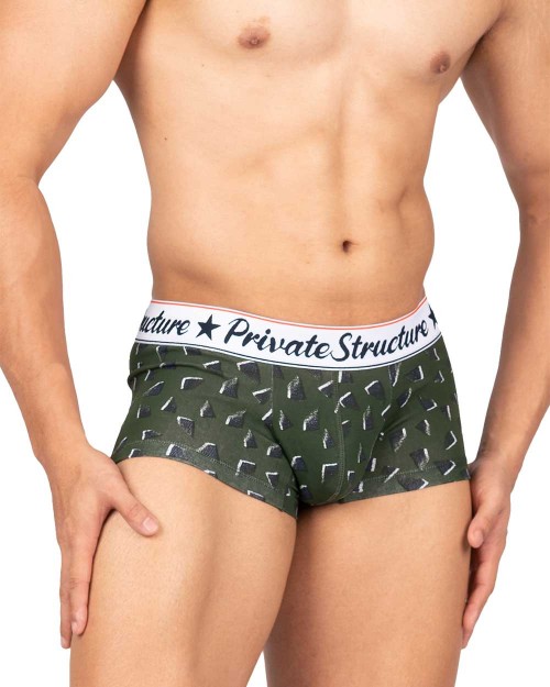 Classic Motif - Trunk - Fragments Basil Green [4592]