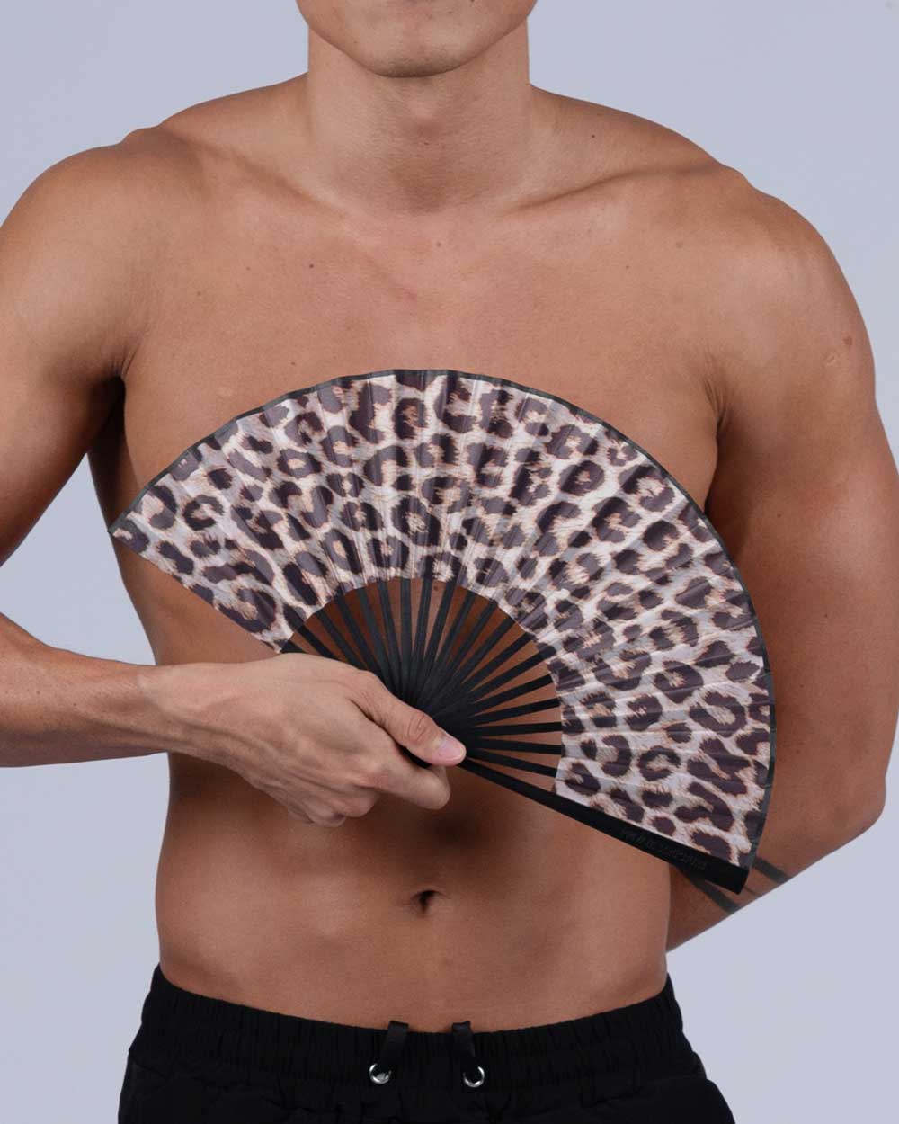 Fabric Patry Fan - Cheetah [4527]
